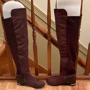 Elegant Brown Knee-High Women's Boots